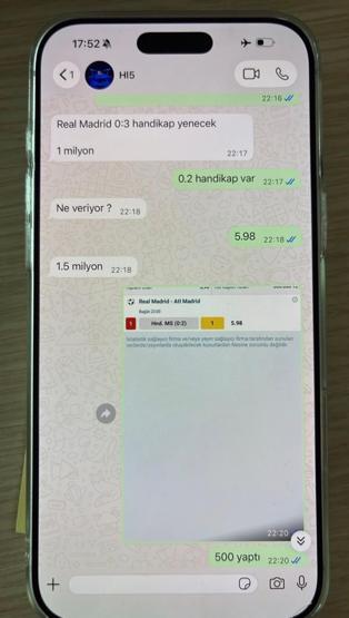 Haluk Leventin bahis mesajları ortaya çıktı
