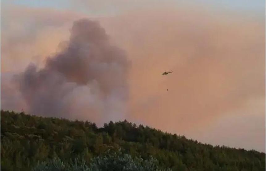 Milas’taki yangın lüks siteye ulaştı Ünlü isimlerin evleri zarar gördü iddiası