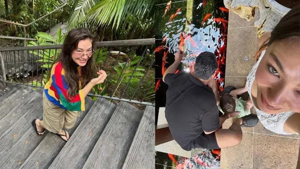 Neslihan Atagül ve Kadir Doğulu’dan Oğulları Azizle Mutlu Aile Pozu Yine Aynı Şeyi Yaptılar... Dikkat Çeken Detay