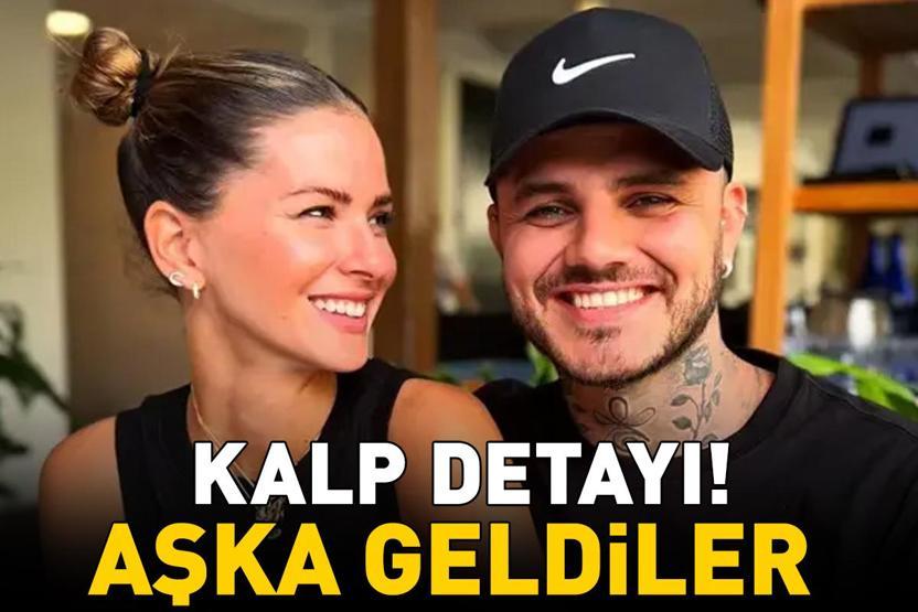 Galatasaraya veda etmişti KALP DETAYI Mauro Icardi ile China Suarez aşka geldi