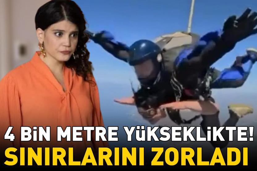 Kızılcık Şerbetinin Nilayı Feyza Civelek 4000 metre yükseklikte SINIRLARINI ZORLADI