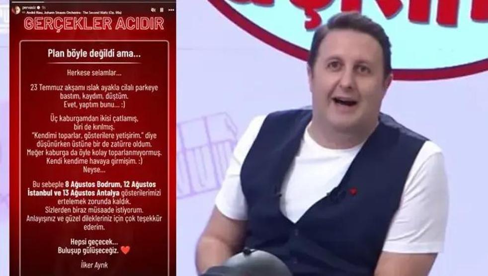 İlker Ayrıktan Üzen Haberler Peş Peşe Geldi Talihsiz Kazanın Ardından Bir Darbe Daha Gösterileri İptal Etmek Zorunda Kaldı... Sağlık Durumu Nasıl