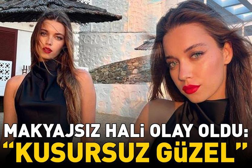 Afra Saraçoğlunun makyajsız hali olay oldu Kusursuz güzel