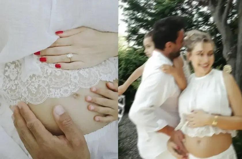 Hande Erçel 2. kez teyze olmaya hazırlanıyor Gamze Erçel bebeğinin ultrasonunu paylaştı: Sadece ayağını gösterdi