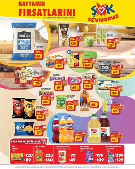 ŞOK AKTÜEL KATALOĞU 5-11 AĞUSTOS: ŞOKta bu hafta neler var Hangi ürünler indirimde 6lı Frezya Kase, Kilim, Koltuk Örtüsü, Peştemal, Dijital Baskılı Plaj Çantası, Elektrikli Semaver...