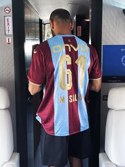 Trabzonsporun yeni transferi Mohamed Salah ilk pozları verdi