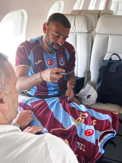 Trabzonsporun yeni transferi Mohamed Salah ilk pozları verdi