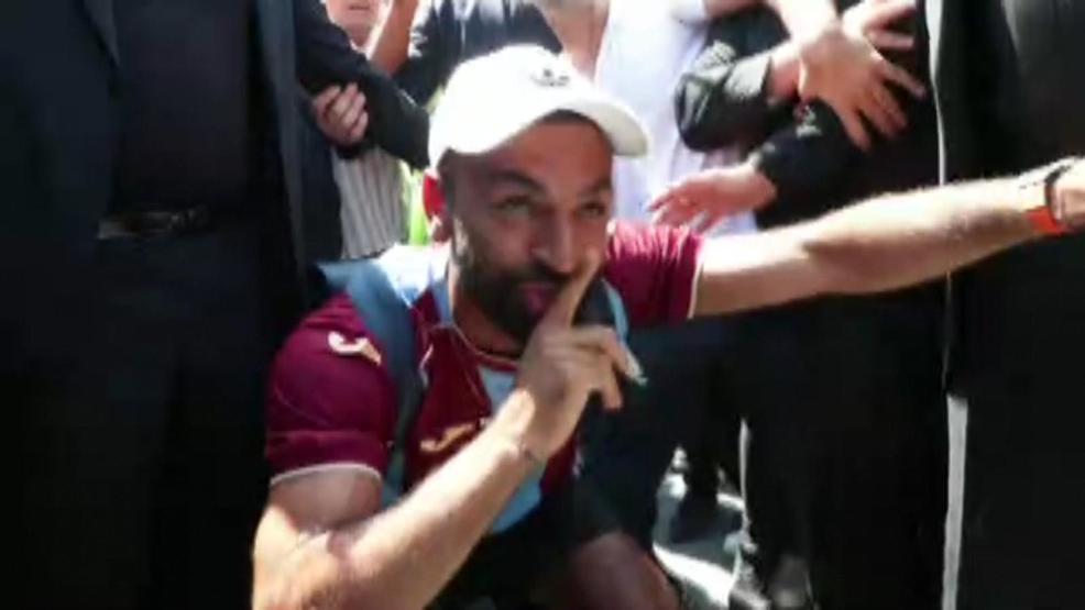 Trabzonsporun yeni transferi Mohamed Salah ilk pozları verdi