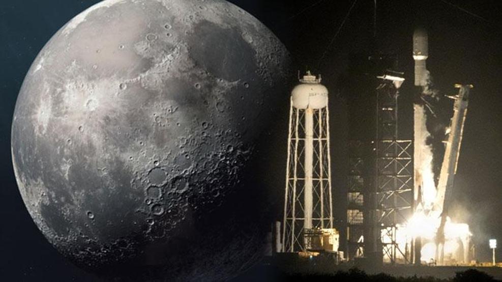SpaceX roket parçası AYA ÇARPTI 4 tonluk dev, Dünyanın uydusunda iz bıraktı...