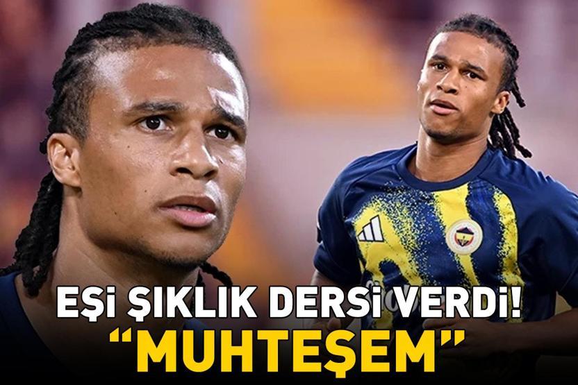 Fenerbahçenin yıldızı Nathan Akenin eşi tarzıyla sanal medyaya damga vurdu: Muhteşem