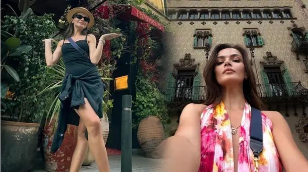 Sinem Ünsal ile Berk Cankat’tan Barselona’da Romantik Tatil Pozları