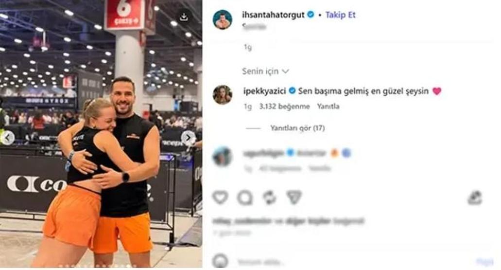 İpek Filiz Yazıcı’dan Sevgilisi İhsan Taha Torğut’a Romantik Yorum