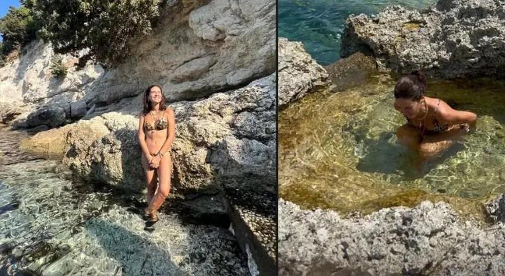 Bergüzar Korel’den Tatil Pozları 4 Ayda Verdiği 20 Kilo Dikkat Çekti