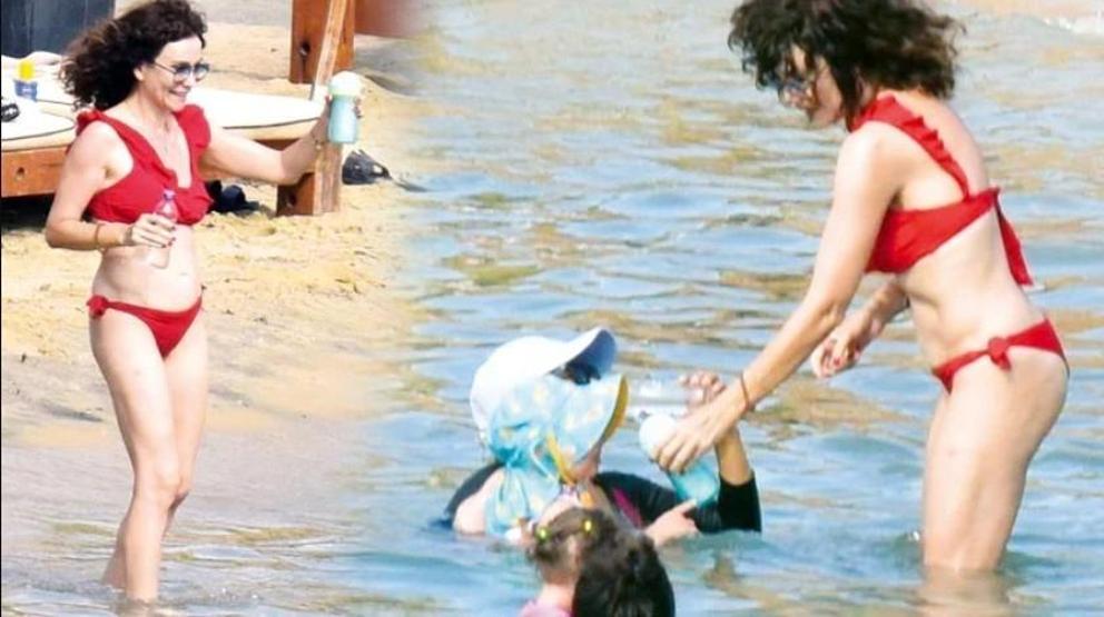 Songül Öden’den Bodrum’da Aile Tatili Kızı Sone Larin’le Keyifli Anlar
