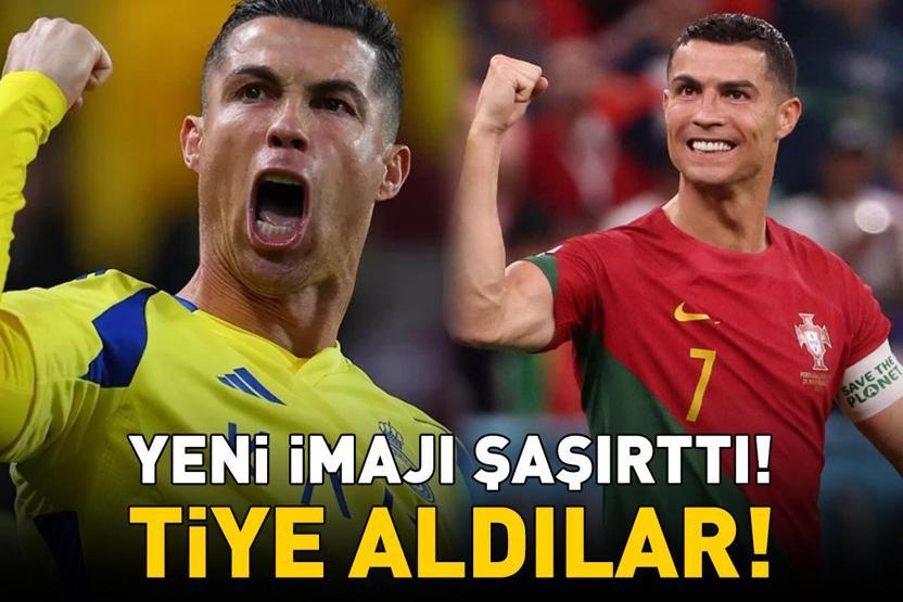 İmaj değiştirdi Cristiano Ronaldonun son hali sanal medyayı 2ye böldü