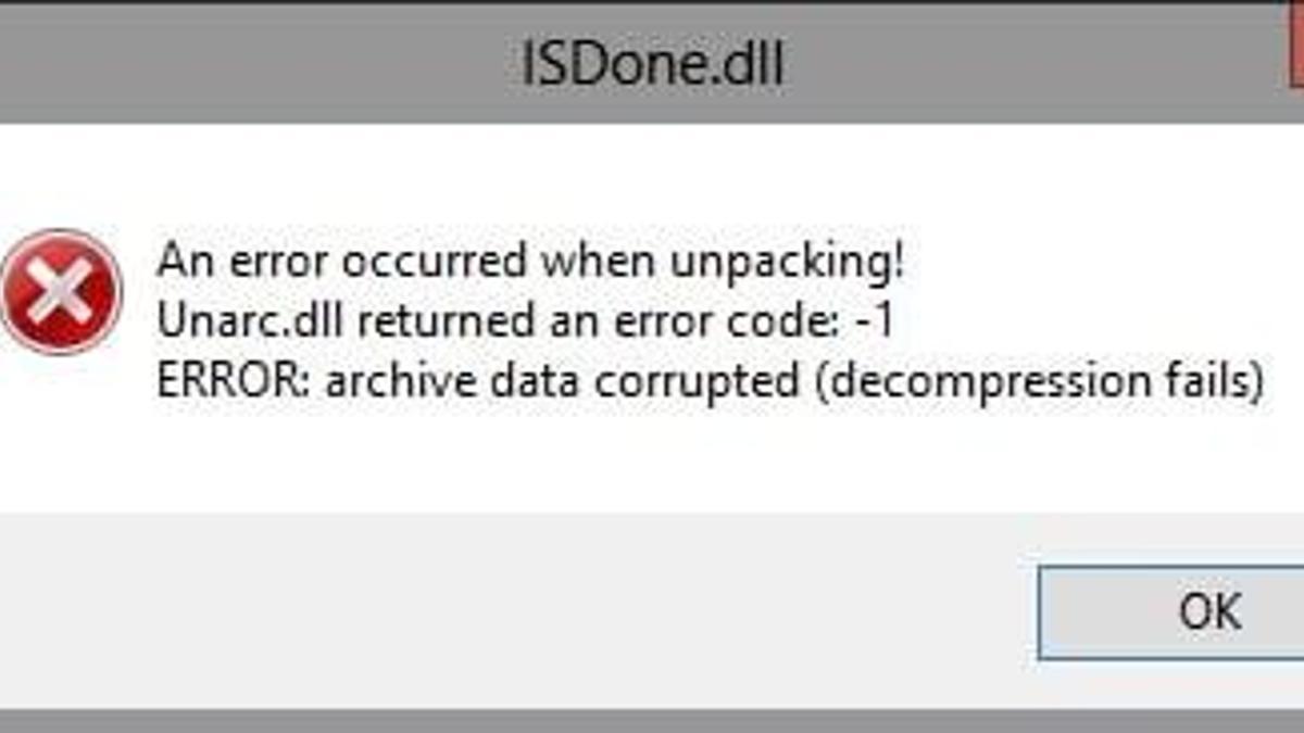 Ddraw dll error code 80070057. Ошибка dll. isdone.dll. unarc dll. isdone dll ошибка при установке игры windows 10.