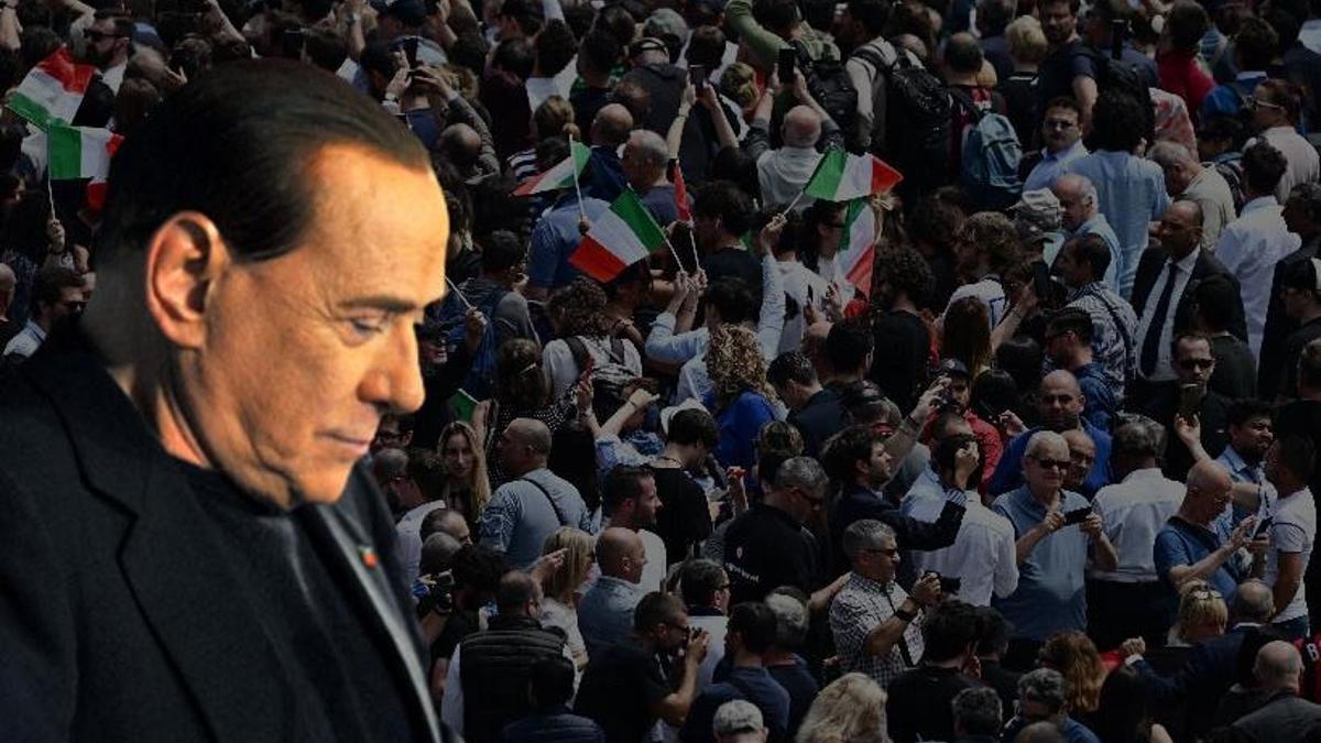 Cerimonia d'addio per Berlusconi