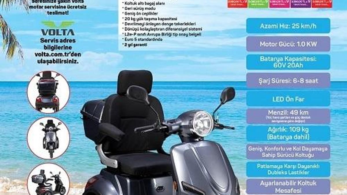 13 Temmuz A101 kataloğu 2023! Üç Tekerlekli Elektrikli Moped fiyatı ne ...
