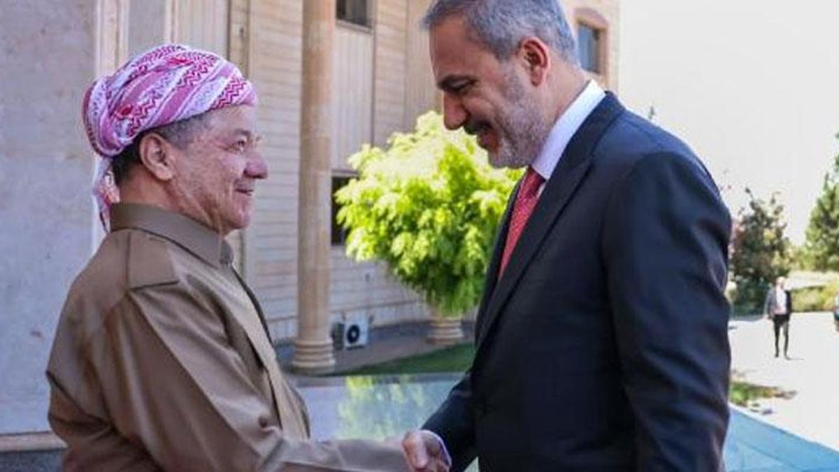 Bakan Fidan, Mesud Barzani ile görüştü - Son Dakika Flaş Haberler