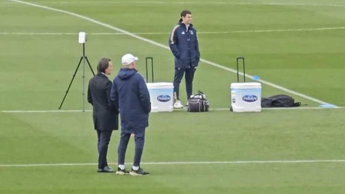 Montella, Real Madrid antrenmanını takip etti