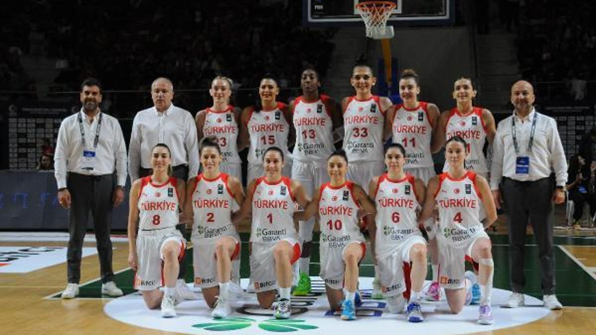 A Milli Kadın Basketbol Takımı, Slovakya’yı farklı geçti