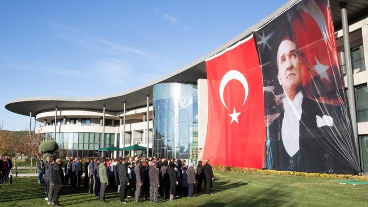 TFF’de Atatürk için anma töreni yapıldı