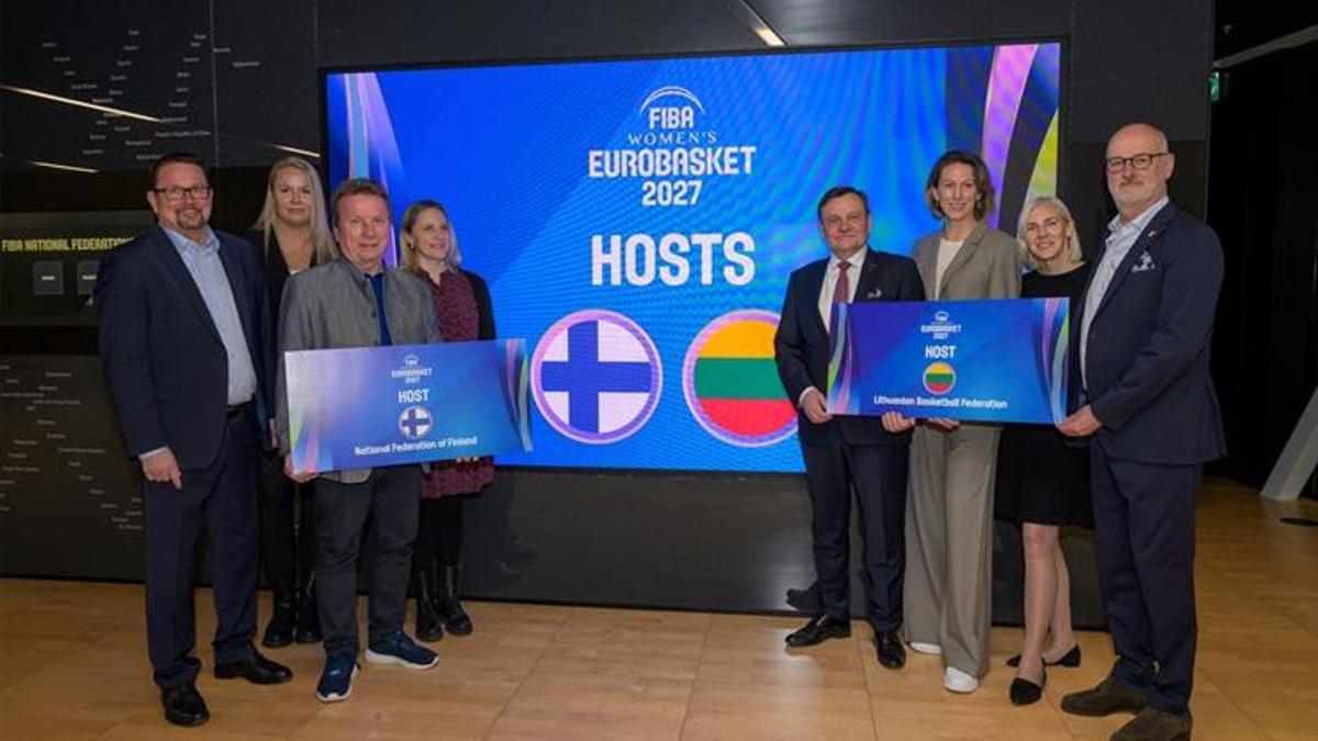 Kadınlar EuroBasket 2027’nin ev sahipleri Finlandiya ve Litvanya oldu