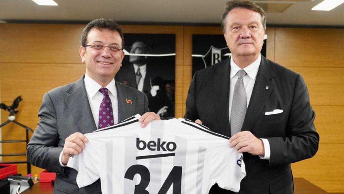 Ekrem İmamoğlu’ndan Beşiktaş Jimnastik Kulübü’ne ziyaret