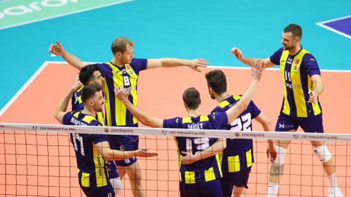 Fenerbahçe Erkek Voleybol Takımı, CEV Kupasında Play-Off turuna yükseldi