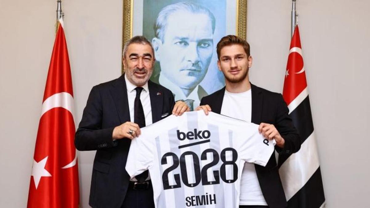 Beşiktaş’ta Semih Kılıçsoy yeni sözleşme imzaladı