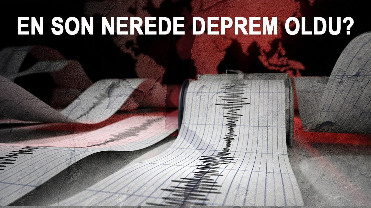 Deprem mi oldu? AFAD, Kandilli Rasathanesi son depremler 29 Haziran 2024!