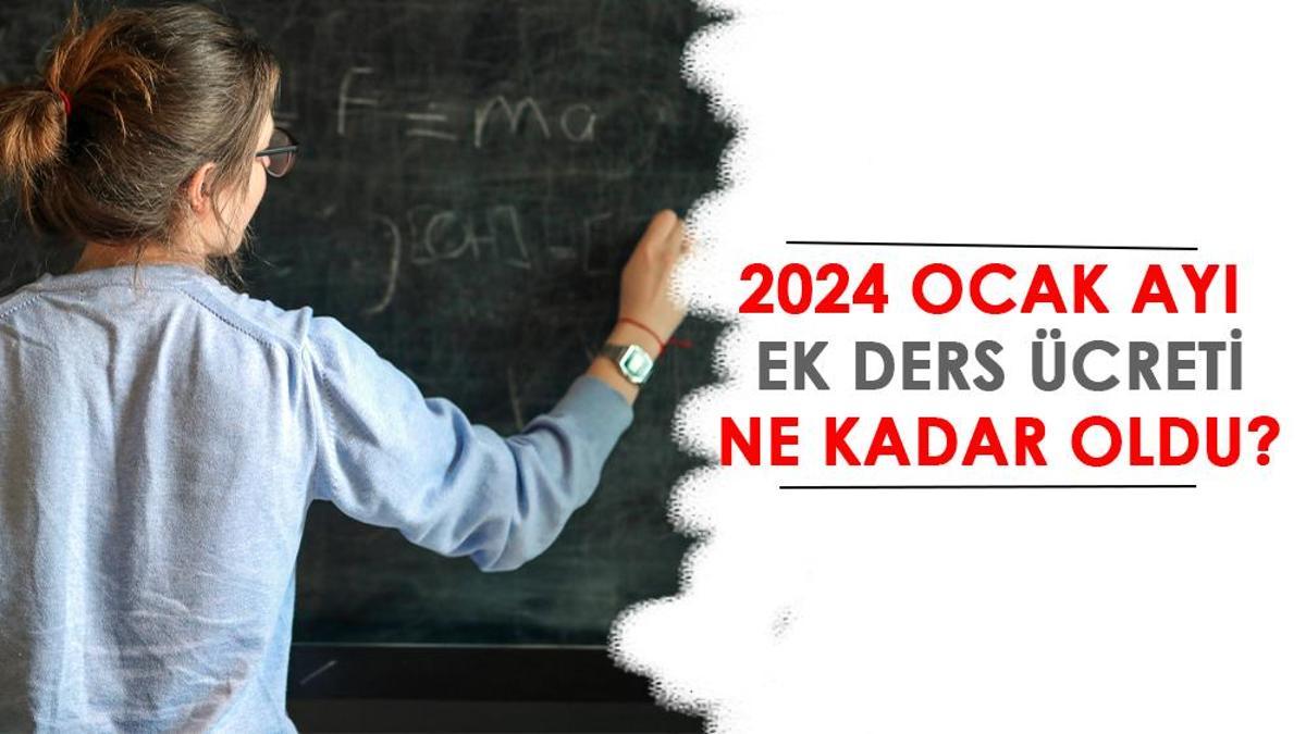 EK DERS ÜCRETİ 2025: Öğretmenlerin bir saat ek ders ücreti ne kadar oldu?