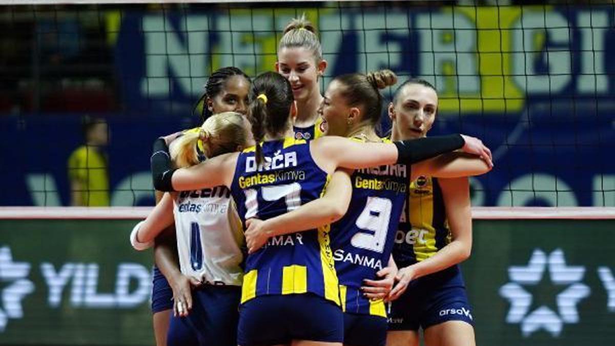 Fenerbahçe, CEV Şampiyonlar Ligi’nde çeyrek finale yükseldi