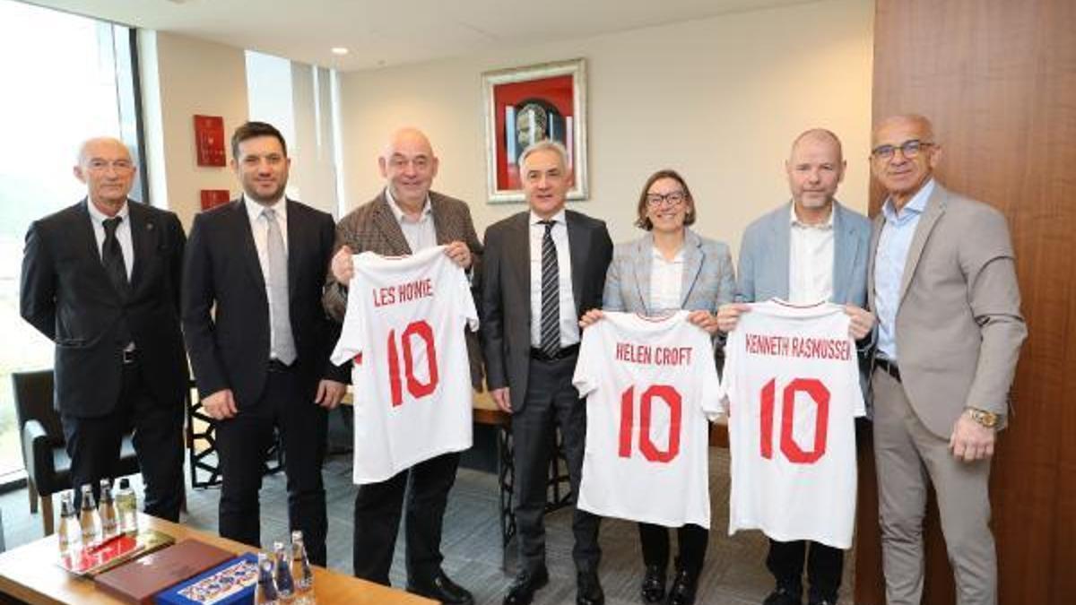 UEFA yetkilileri TFF’yi ziyaret etti