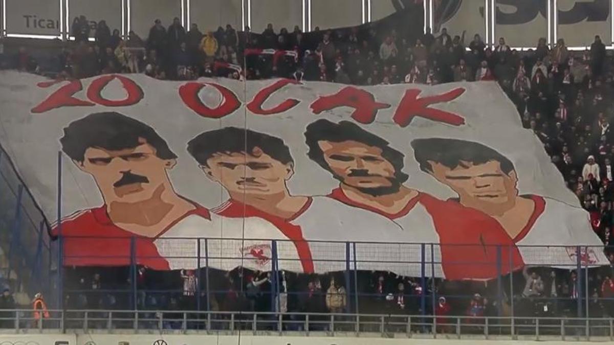 Fenerbahçe-Samsunspor maçında 20 Ocak kazası unutulmadı