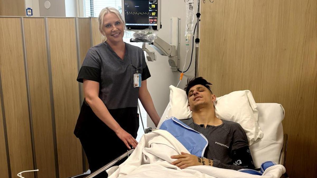 Benhur Keser, Finlandiyada ameliyat oldu