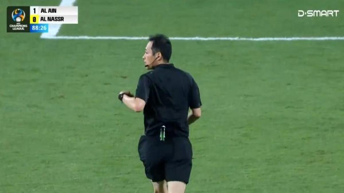 Al Ain – Al Nassr maçında ilginç olay