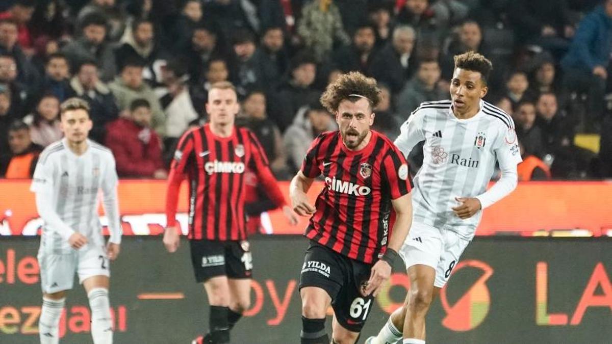 Beşiktaş, Gaziantep FK’ya 2 golle yenildi