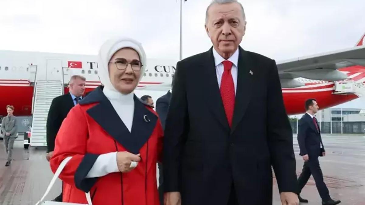 Cumhurbaşkanı Erdoğan, A Milli Takımı desteklemek için Berlin'de