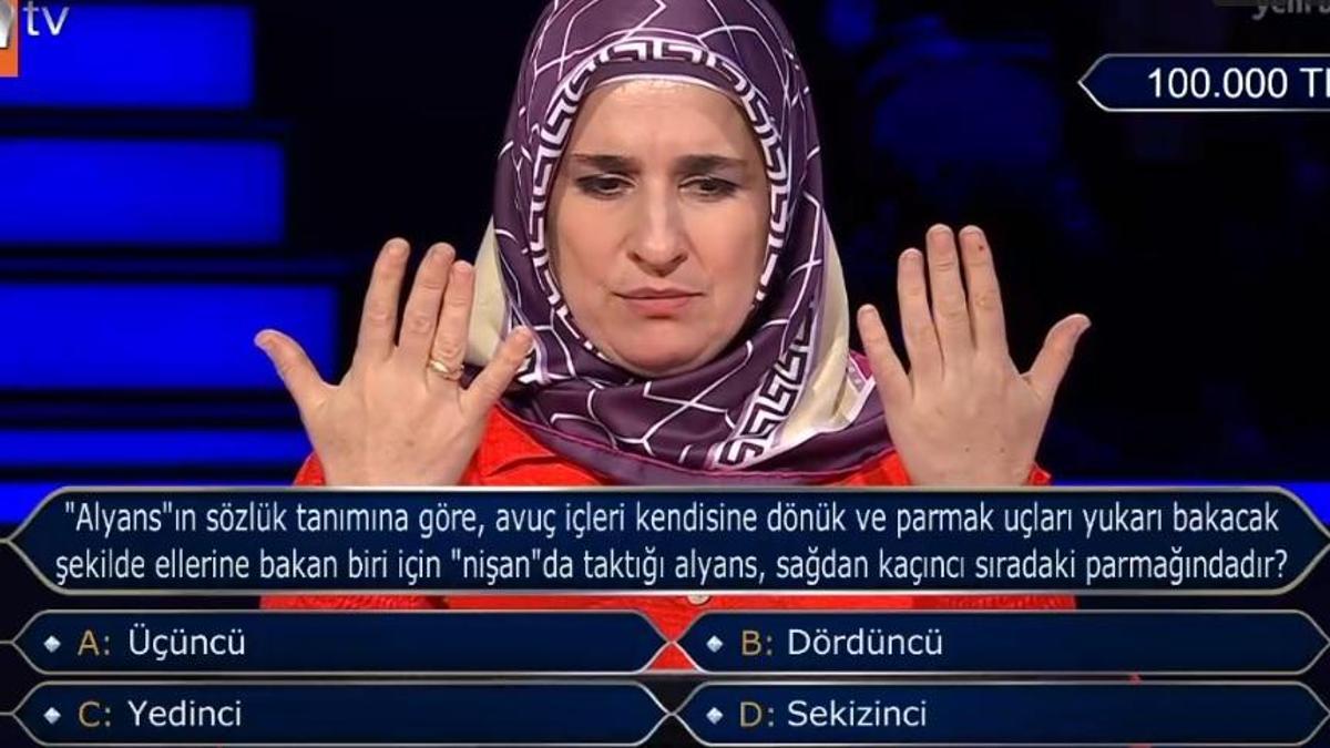 Sağdan kaçıncı parmak? Nişan yüzüğü hangi parmağa takılır? Nişan yüzüğü hangi ele takılır? Kim Milyoner sorusunun cevabı!