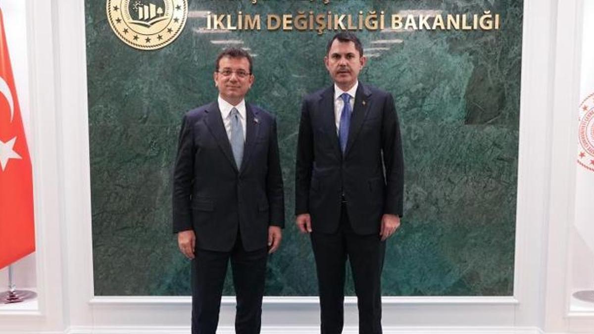 Bakan Kurum, İstanbul Büyükşehir Belediye Başkanı İmamoğlu’nu kabul etti