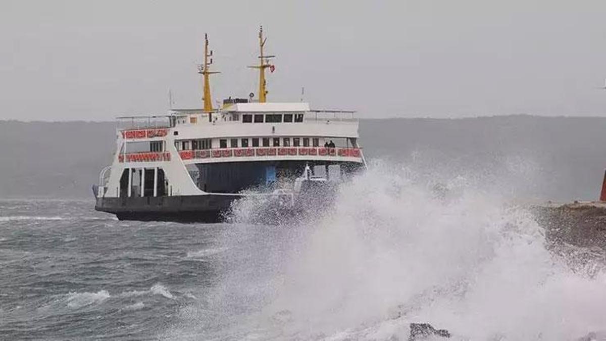 SON DAKİKA... Marmara'da lodos nedeniyle deniz seferleri iptal!