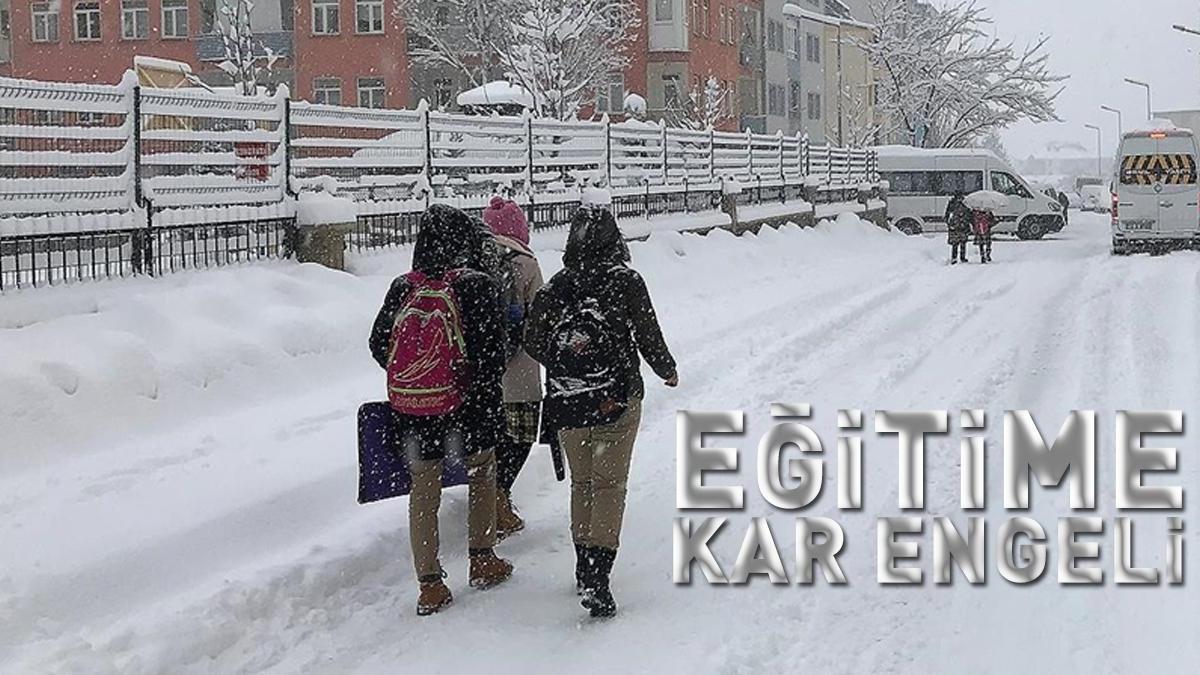 SON DAKİKA HABERLER | Bu illerde yaşayanlar dikkat! Eğitime kar engeli! 'Okullar tatil edilldi' haberleri peş peşe geldi