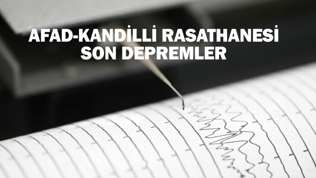 Deprem mi oldu? 20 Aralık 2024 AFAD ve Kandilli Rasathanesi son depremler listesi!