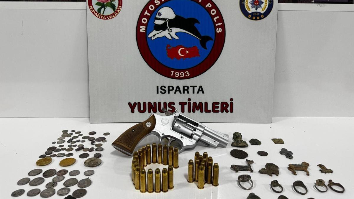 Isparta'da tarihi eser operasyonu
