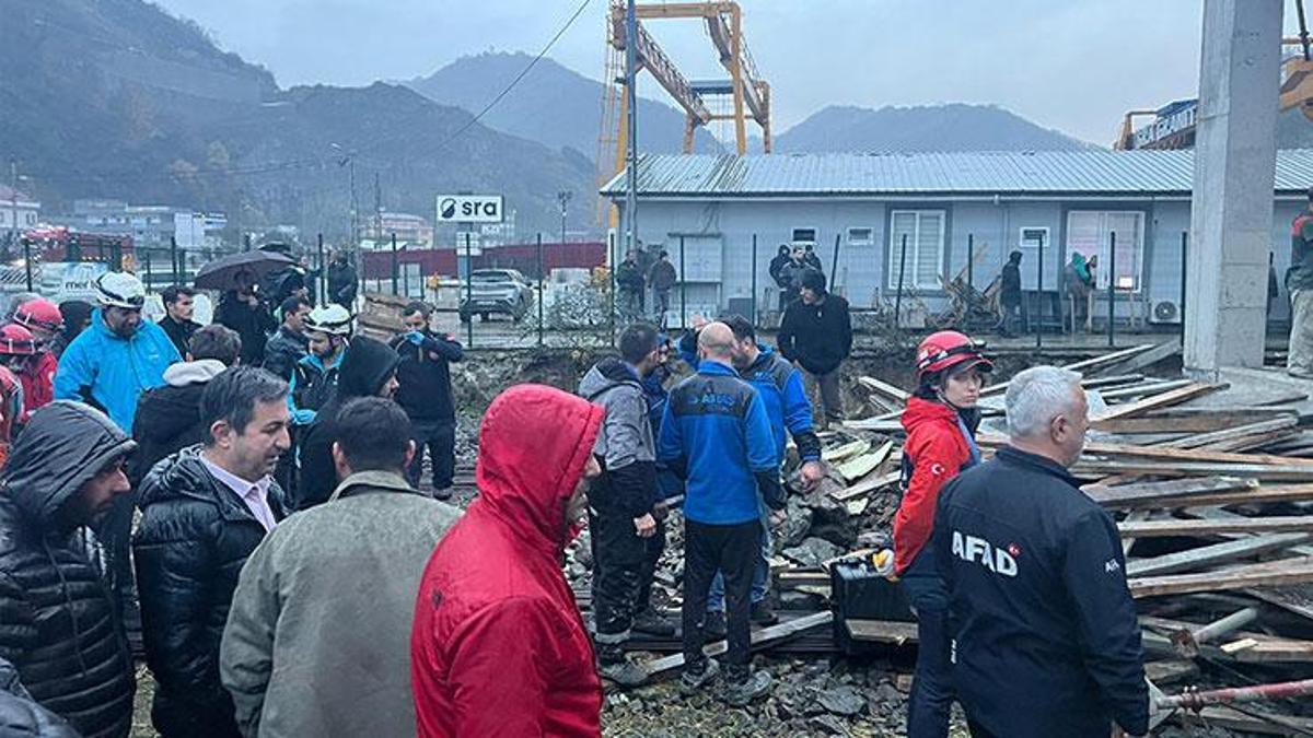 Trabzon'da iskele çöktü: 1 kayıp, 3 yaralı