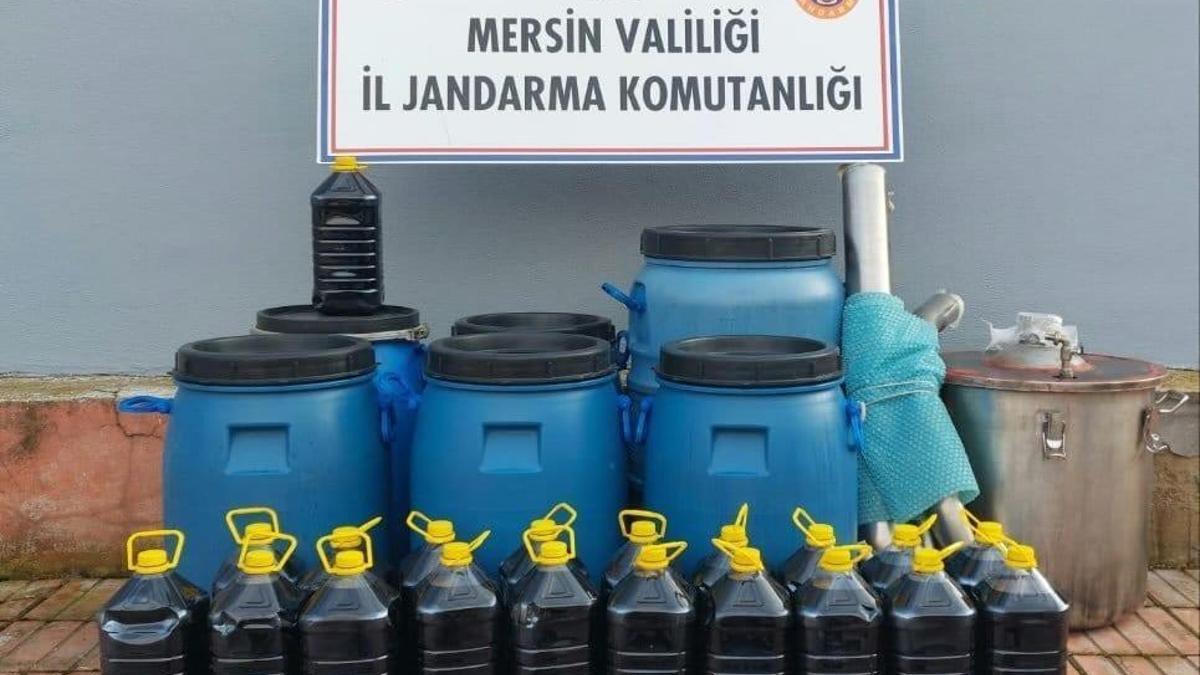Mersin’de sahte içki operasyonu: 1 gözaltı