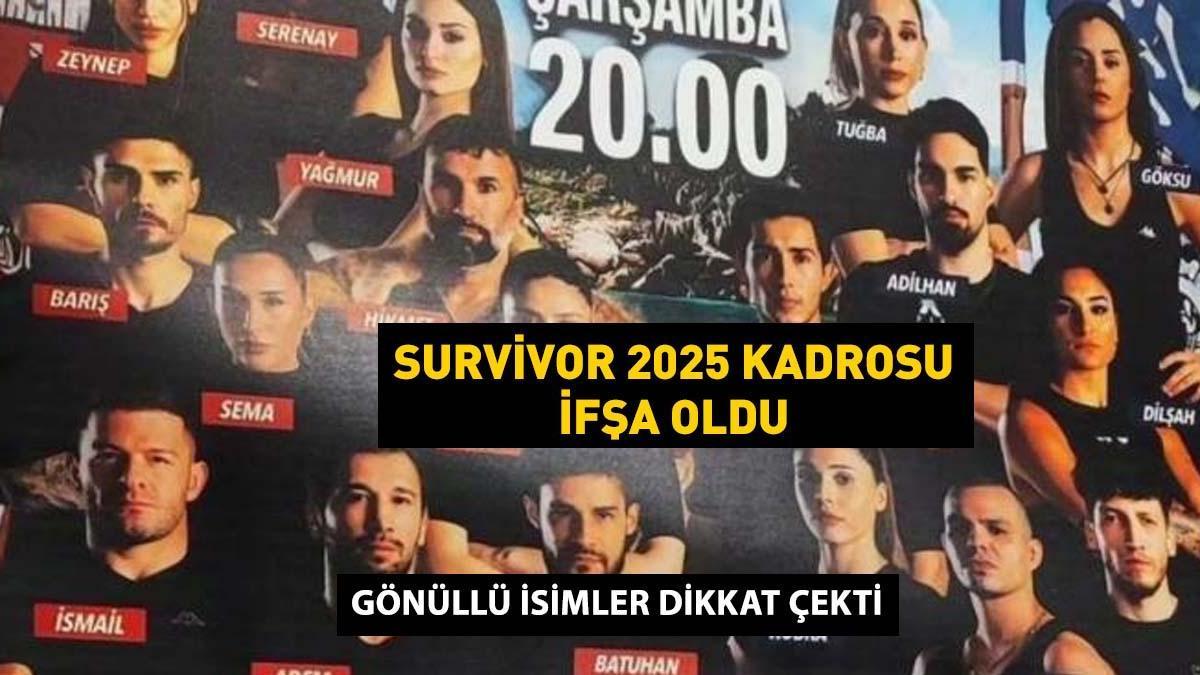 Survivor 2025 yarışmacıları! Gönüllüler kadrosundaki bütün yarışmacıların isimleri ve hayatları!