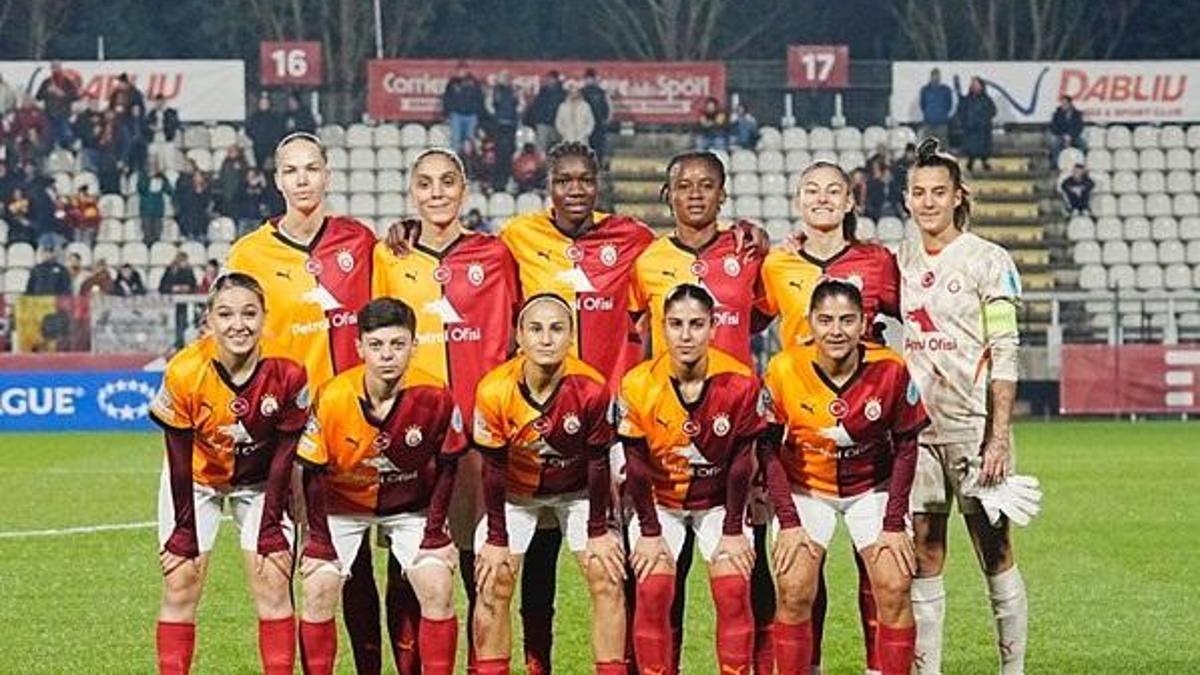 Galatasaray Petrol Ofisi, Şampiyonlar Ligi’nin son maçında Roma’da 3-0 mağlup…