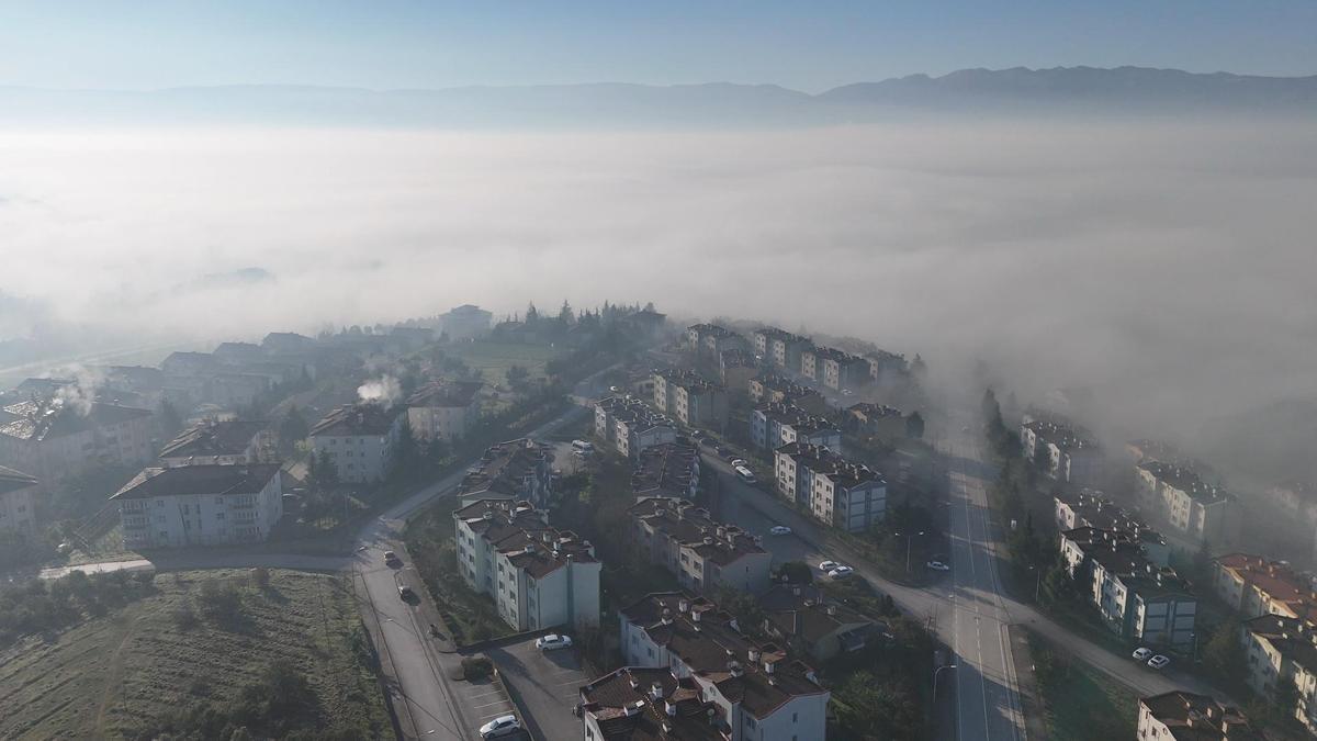 Düzce'de sis etkili oldu